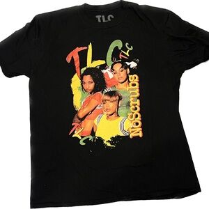 TLC Black Graphic Tee - Short Sleeve